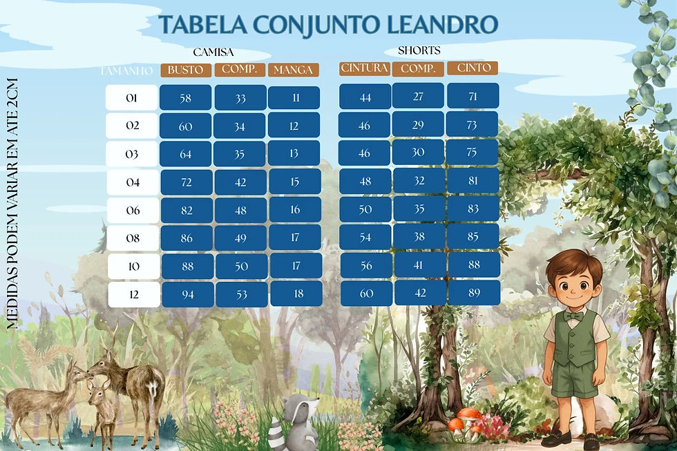 Miniatura: Conjunto Social Miss Cherry Leandro Colete Linho