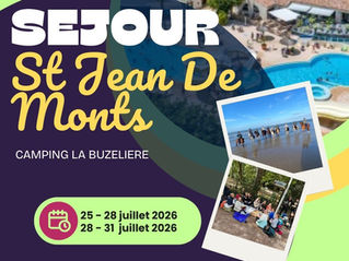 SEJOUR ST JEAN DE MONTS
