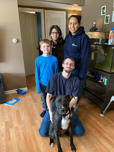 Charlie and his new family