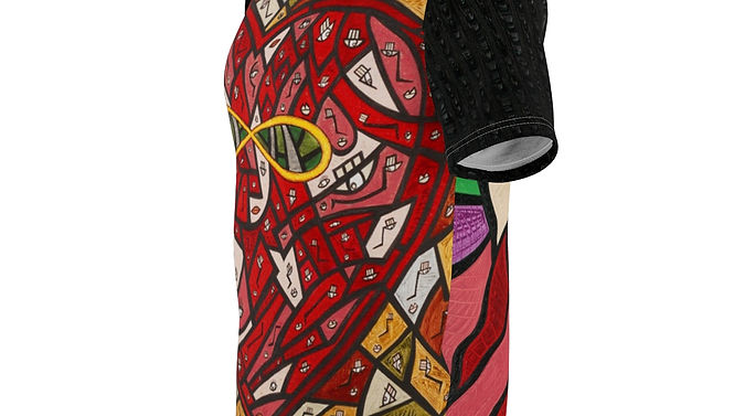 Infinite love, Unconditional love - Unisex Cut & Sew Tee (AOP)