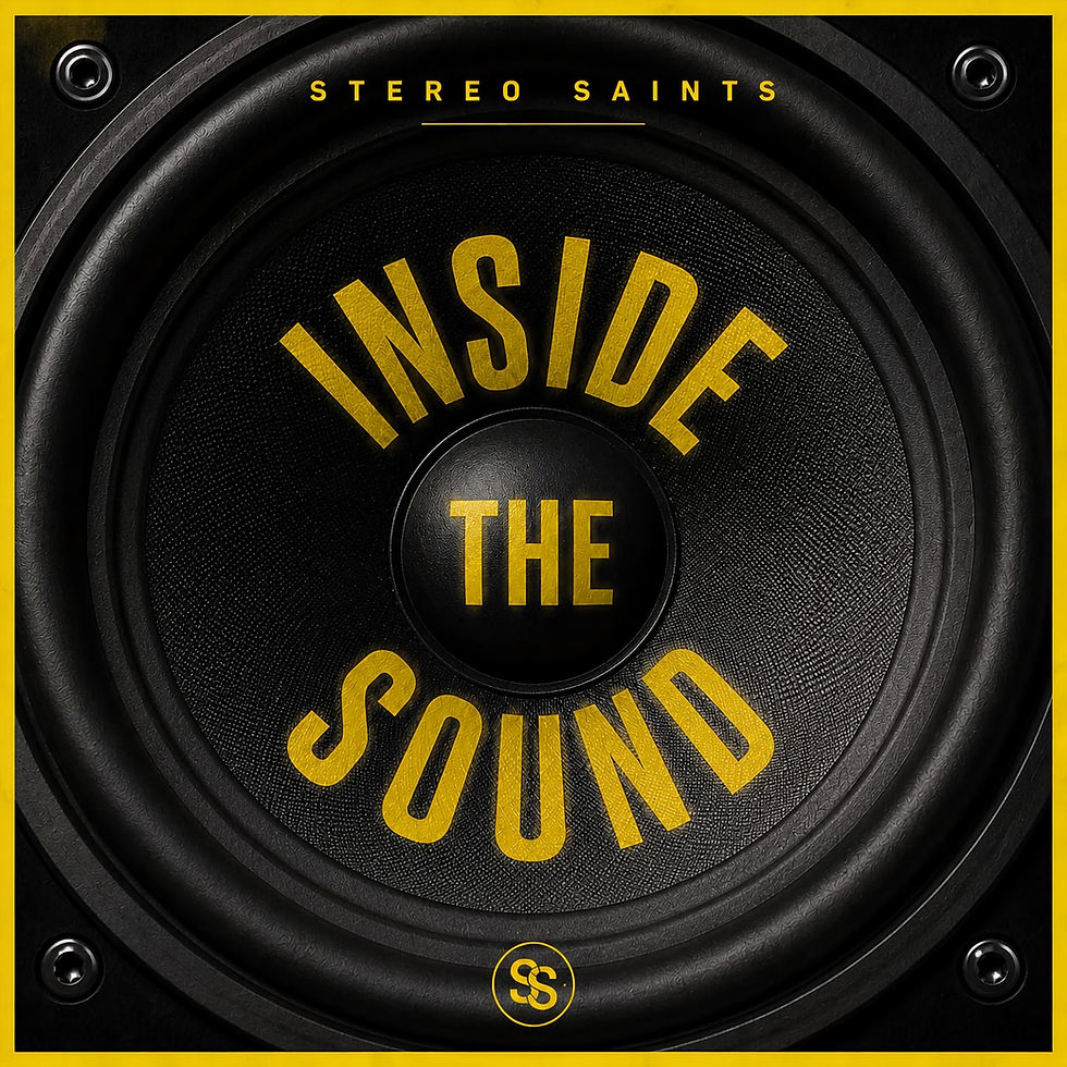 Stereo Saints Inside the Sound single artwork featuring an electronic dance music theme with immersive club energy and deep house influences