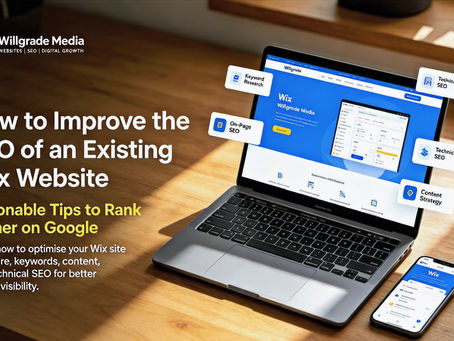 Wix SEO optimisation for an existing business website