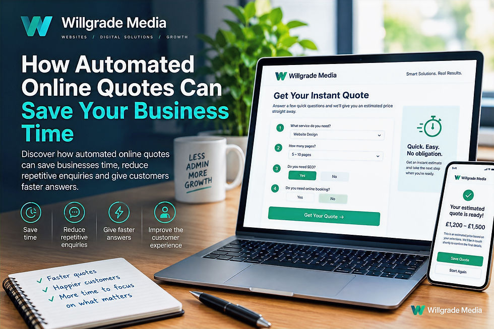 Small business website design and cost guide for UK businesses