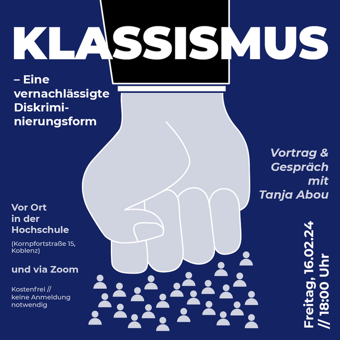Vortrag zum Thema Klassismus mit Tanja Abou