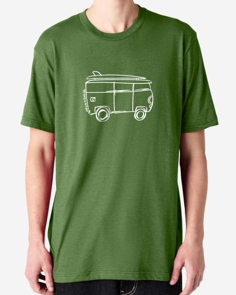 Thumbnail: Adults Eco 60/40 | Kombi Surf T-shirt