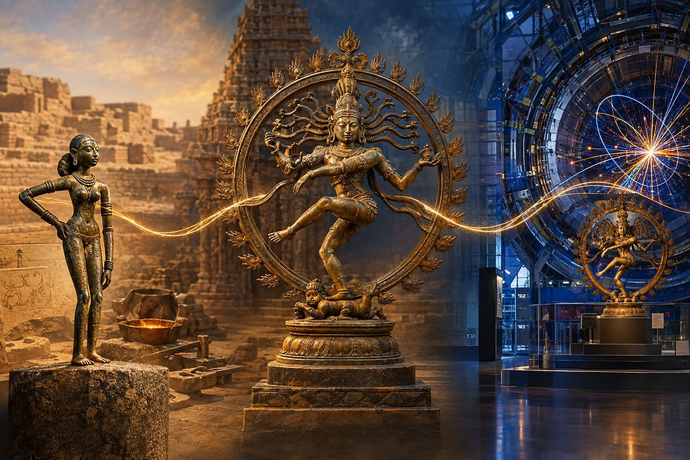 From Mohenjo-Daro to CERN: The Bronze Thread of Indian Civilization