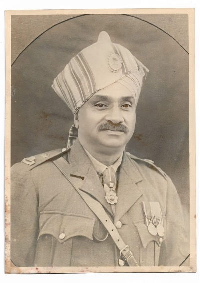 Major Govind Rao’s younger brother Major Sadanand Rao Rangnekar, Sardar Bahadur, OBI.