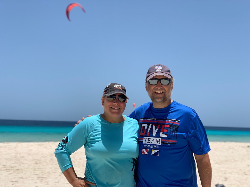 Windsurfing and Kite Boarding are great in Bonaire because of the wind. I was even able to wear long sleeves throughout the day to avoid the sun!
