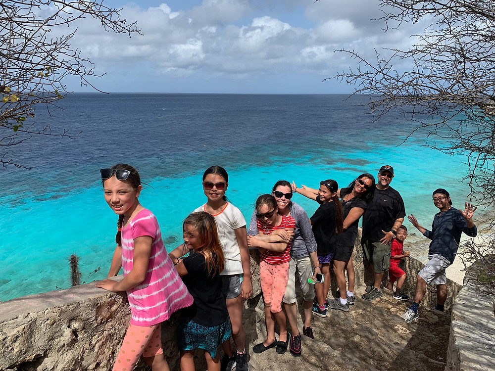 Checking out the view at 1000 Steps
