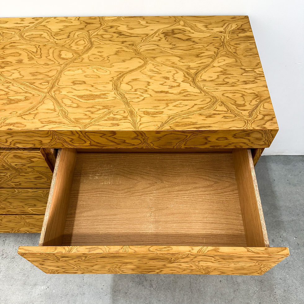 Thumbnail: Vintage 1970s Mid-Century Modern Agreste Ouro Veneer Dresser 