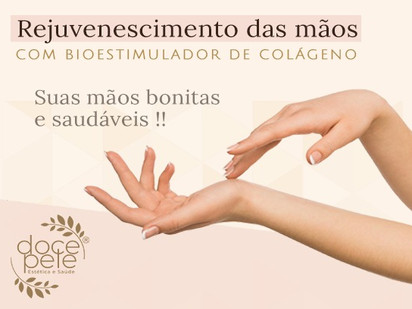 Rejuvenescimento das mãos com Bioestimulador de Colágeno!