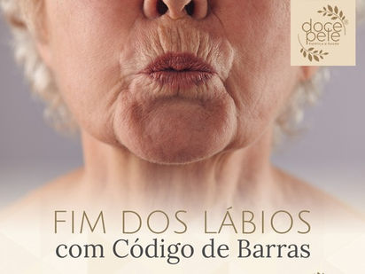 Fim dos Lábios com "CÓDIGO DE BARRAS"