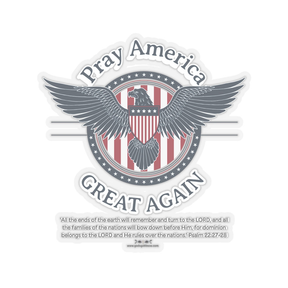 Thumbnail: PRAY AMERICA GREAT AGAIN Stickers