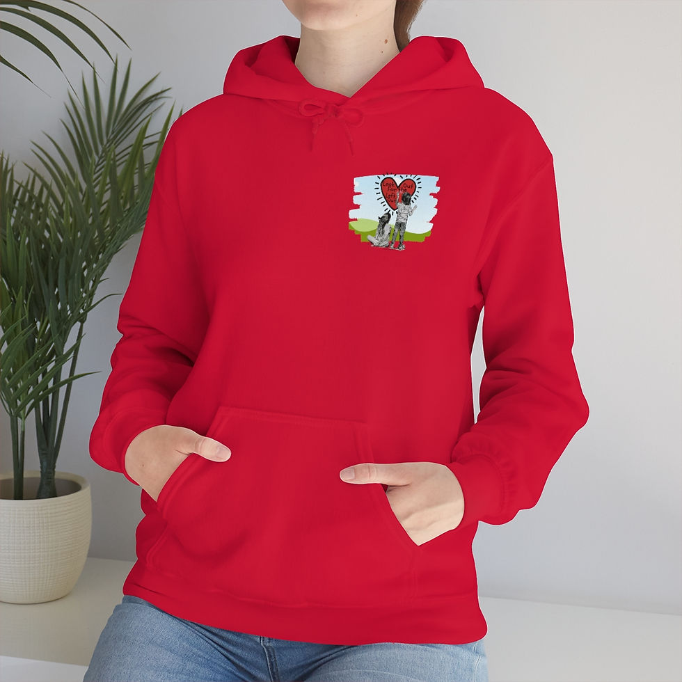 Thumbnail: Look Out for the Left Out - Unisex Heavy Blend™ Hooded Sweatshirt