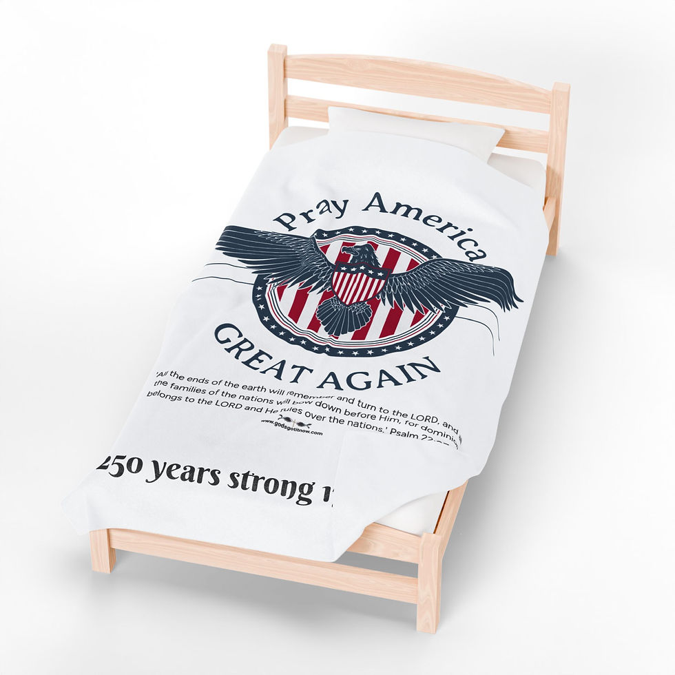 Thumbnail: God's Got It Pray America Great Again Blanket 250 Years 1776-2026 Psalm 22:27-28