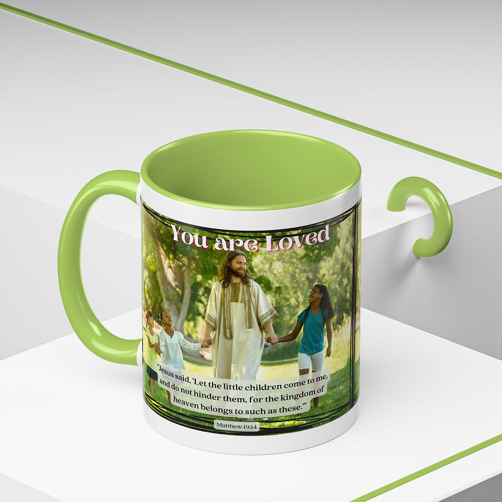Thumbnail: God's Got It You Are Loved Mug- Let the Little Children Come to Me Matthew 19:14
