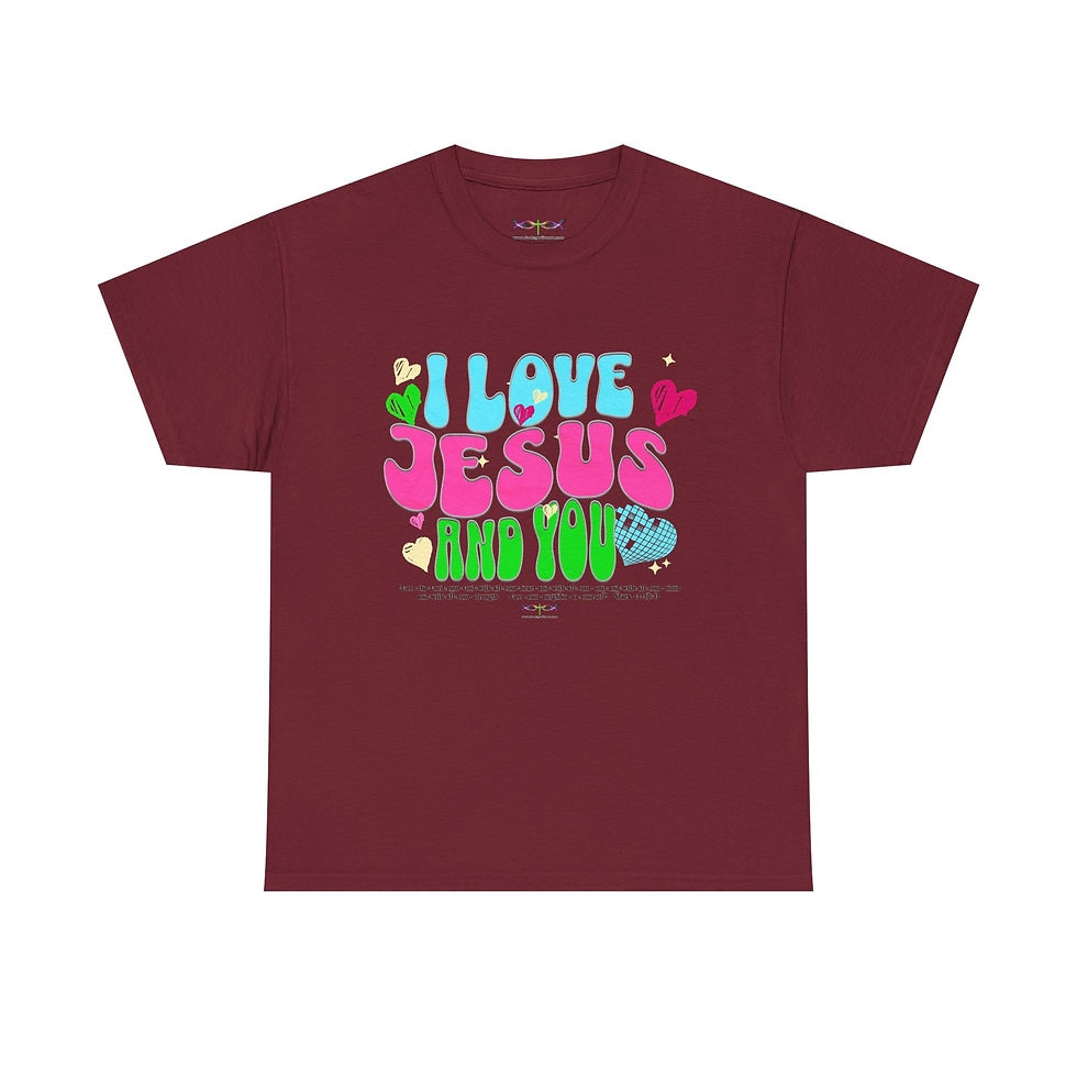 Thumbnail: God's Got It Christian T-Shirt -I Love Jesus & You  With Scripture Mark 12:30-31