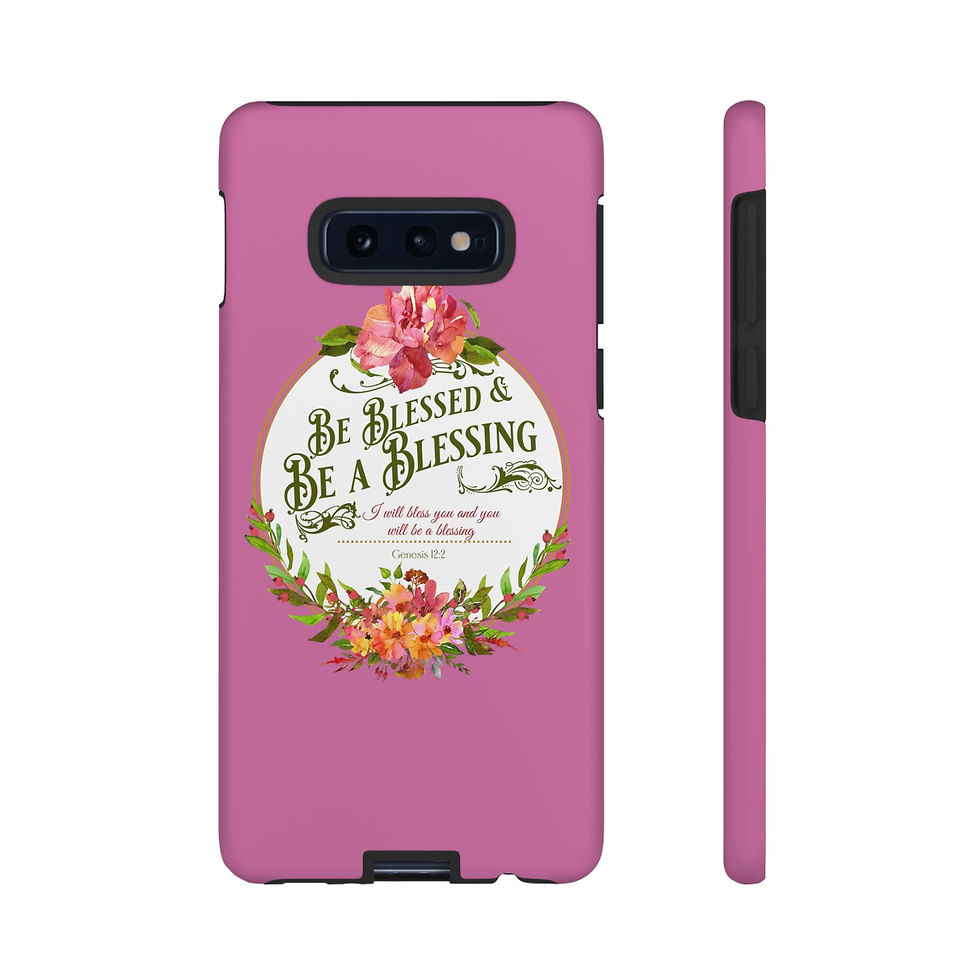 Thumbnail: Be Blessed and Be a Blessing Phone Case