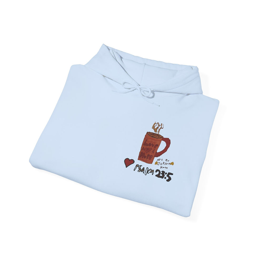 Thumbnail: Jordan's Psalm Design on Heavy Blend™ Hooded Sweatshirt