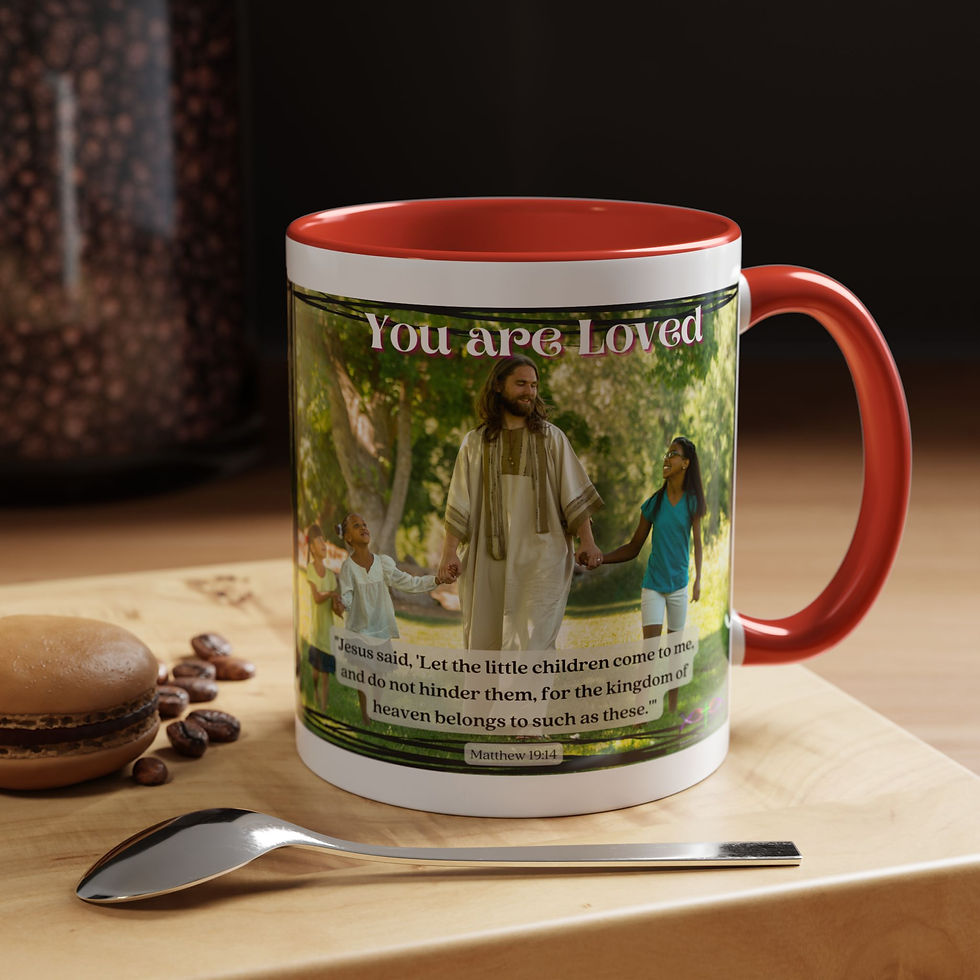 Thumbnail: God's Got It You Are Loved Mug- Let the Little Children Come to Me Matthew 19:14