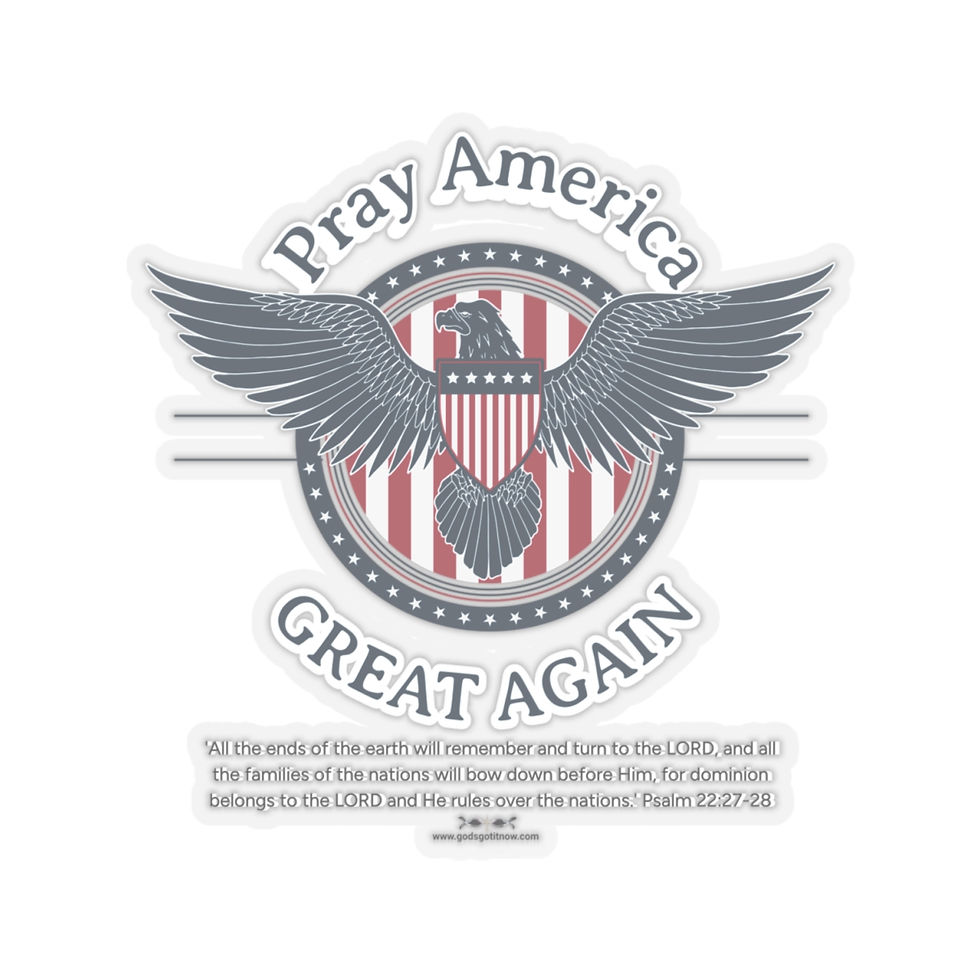Thumbnail: PRAY AMERICA GREAT AGAIN Stickers