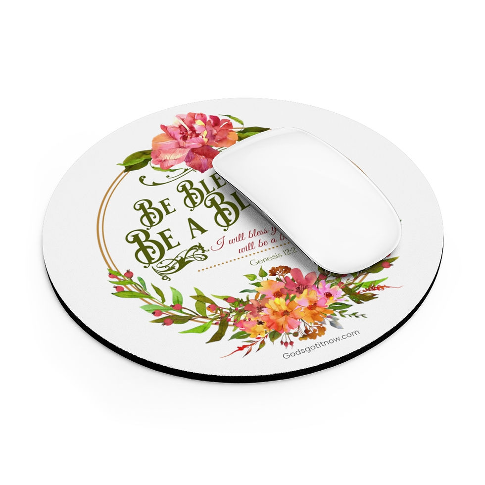 Thumbnail: Be Blessed and Be a Blessing Mom Mother Mama Mouse Pad 
