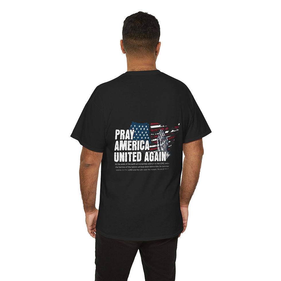 Thumbnail: Pray America UNITED Again Unisex Heavy Cotton Tee