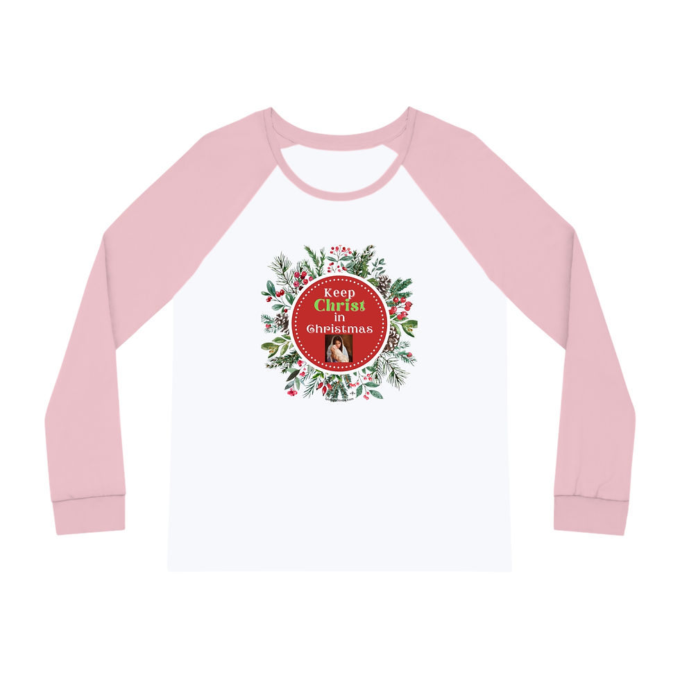 Thumbnail: Christmas Pajama Set - Keep CHRIST in Christmas, Womens Pajamas