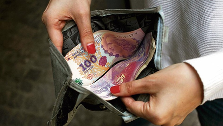 El salario mínimo, más bajo que en 2001