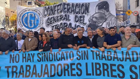 La CGT limita su participación en la movilización contra el Gobierno del 7 de agosto