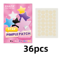 Thumbnail: 40 pieces of multi-color star acne patches, facial acne patches, concealer acne 