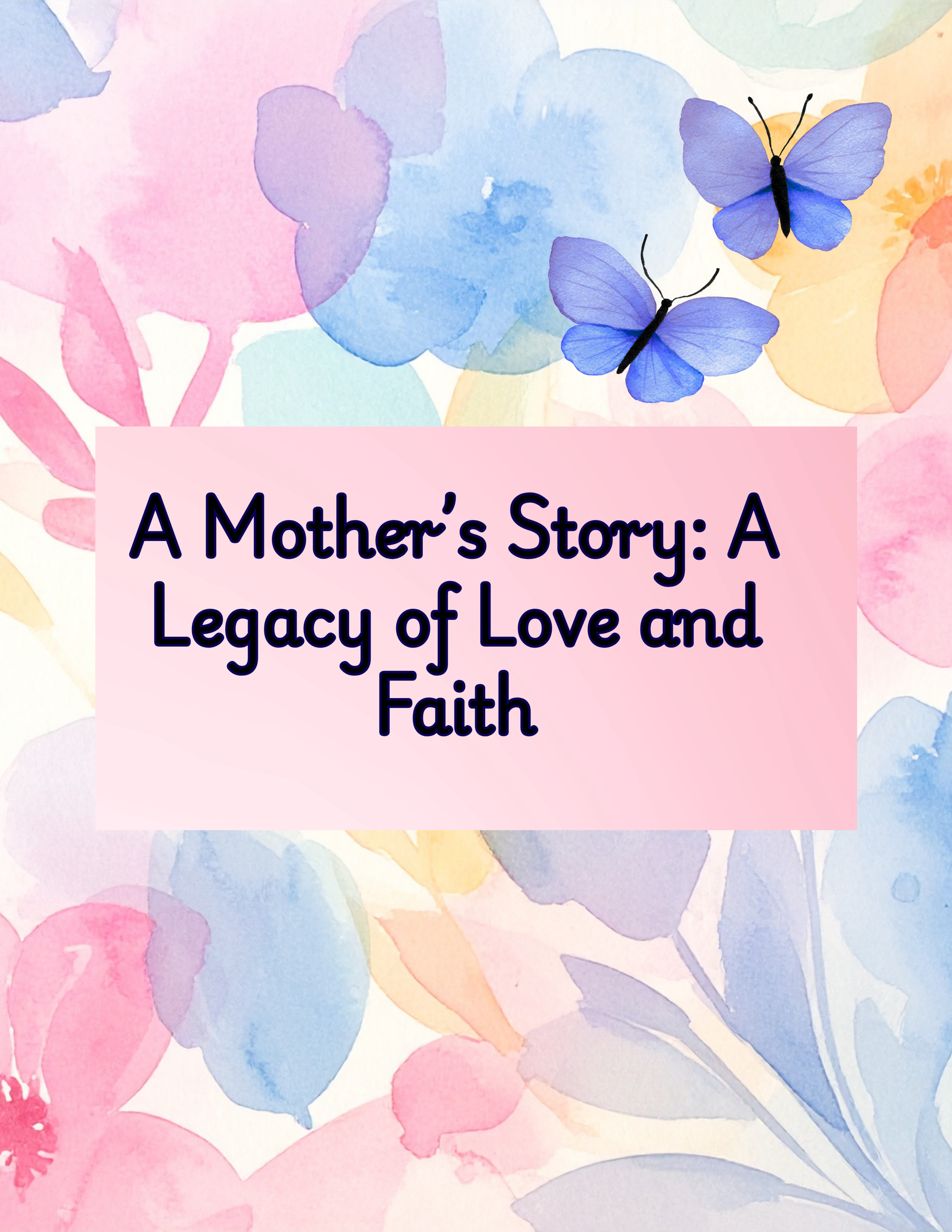 A Mother's Legacy journal.Mom Edition