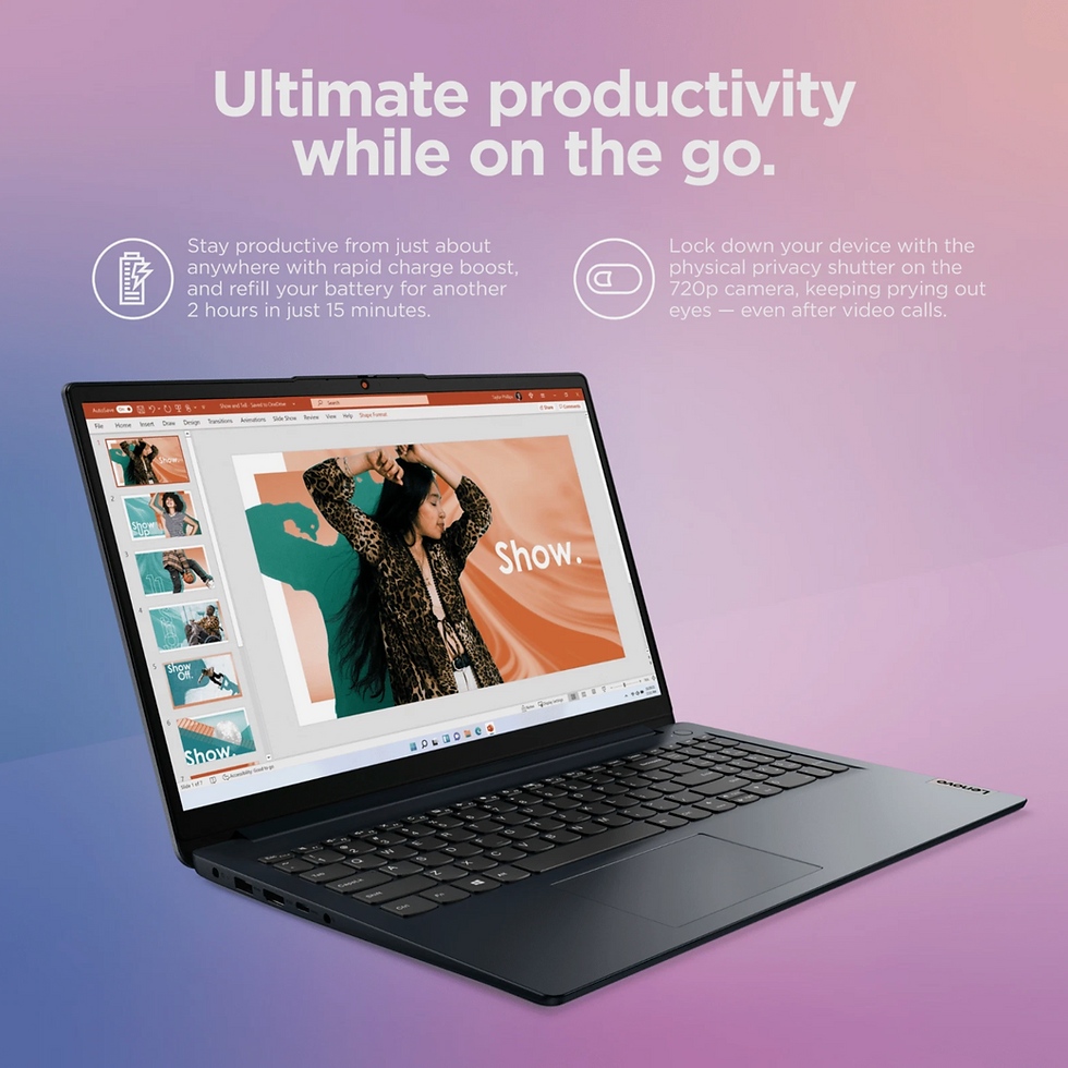 Thumbnail: Lenovo Ideapad  15.6" Laptop (1TB SSD + 20GB RAM)