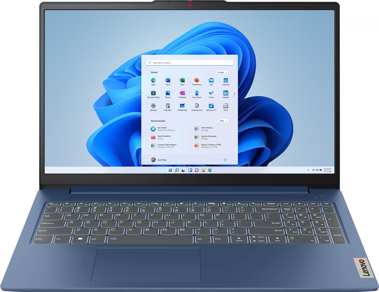 Lenovo IdeaPad Slim 3 15.6" FHD Laptop – AMD Ryzen 5, 8GB RAM, 256GB SSD