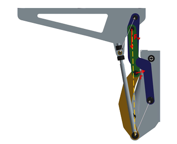 4 bar linkage system sealift safety feature