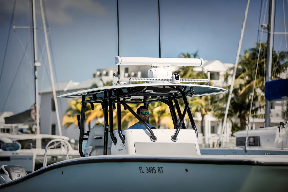 sionyx marine navigational camera installed on boat