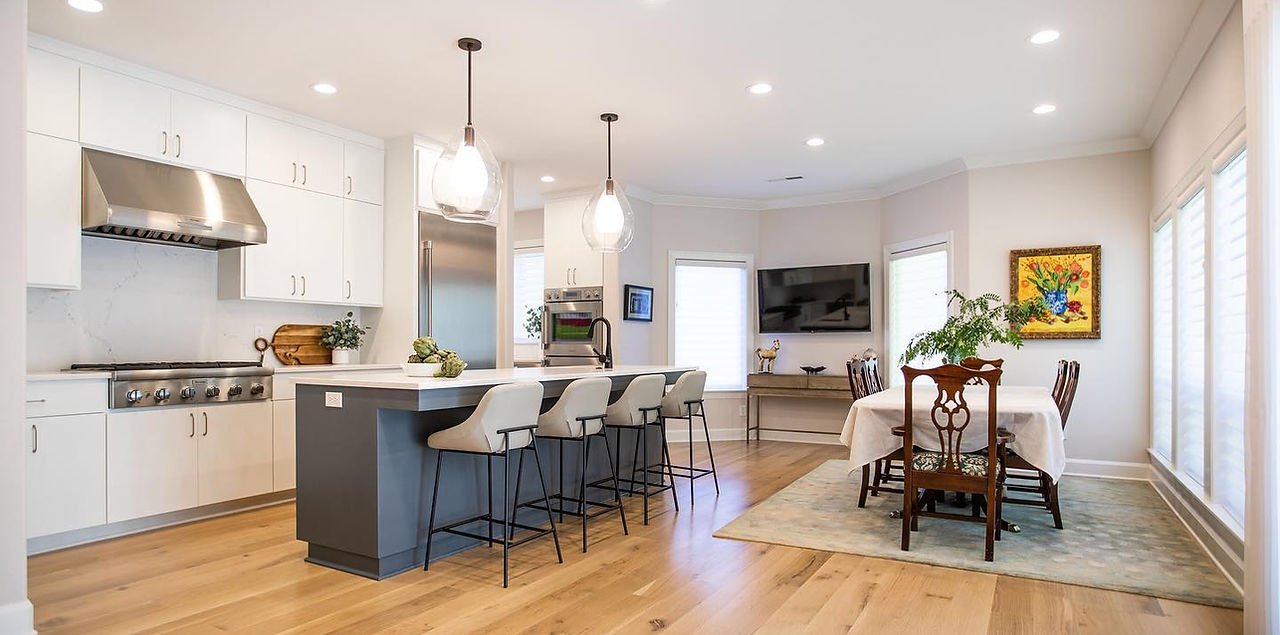 painted cabinets & trim