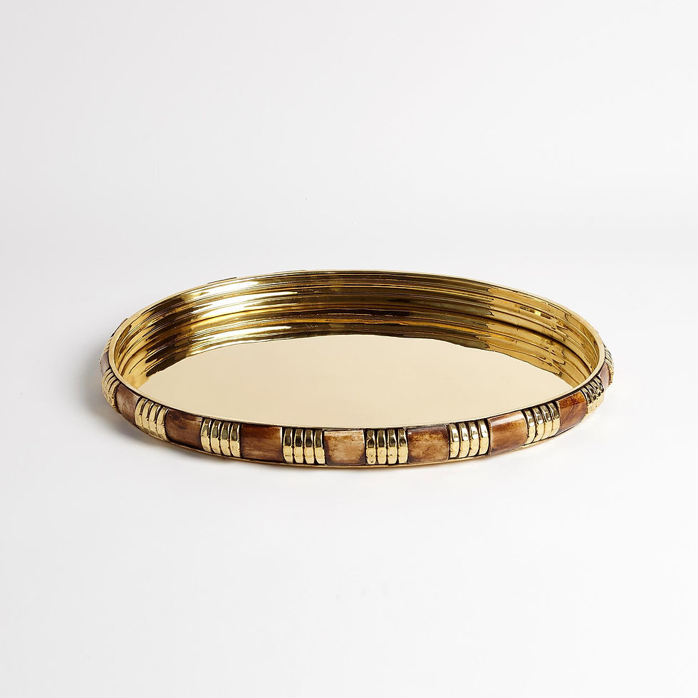 Thumbnail: Oval Gold Band Trays