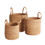 Thumbnail: Three Sea Grass Tall Tote Baskets