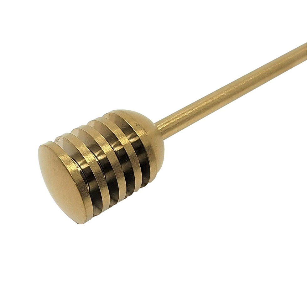 Thumbnail: Brass Stainless Steel Honey Dipper