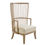 Thumbnail: Modern Shaker Wing Chair - Beige Leather
