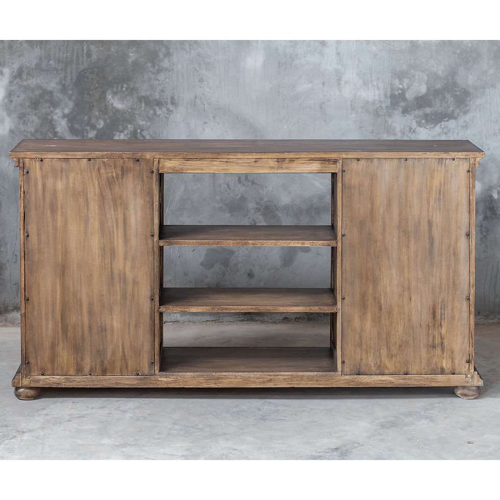 Thumbnail: Sliding Barn Door Media Cabinet