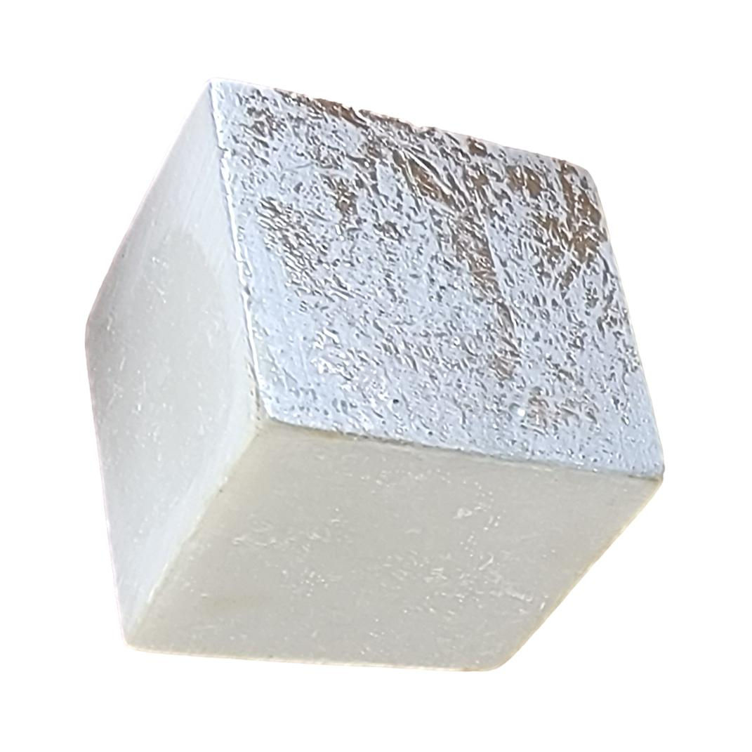 Silver Cube - Luxe Wall Bauble