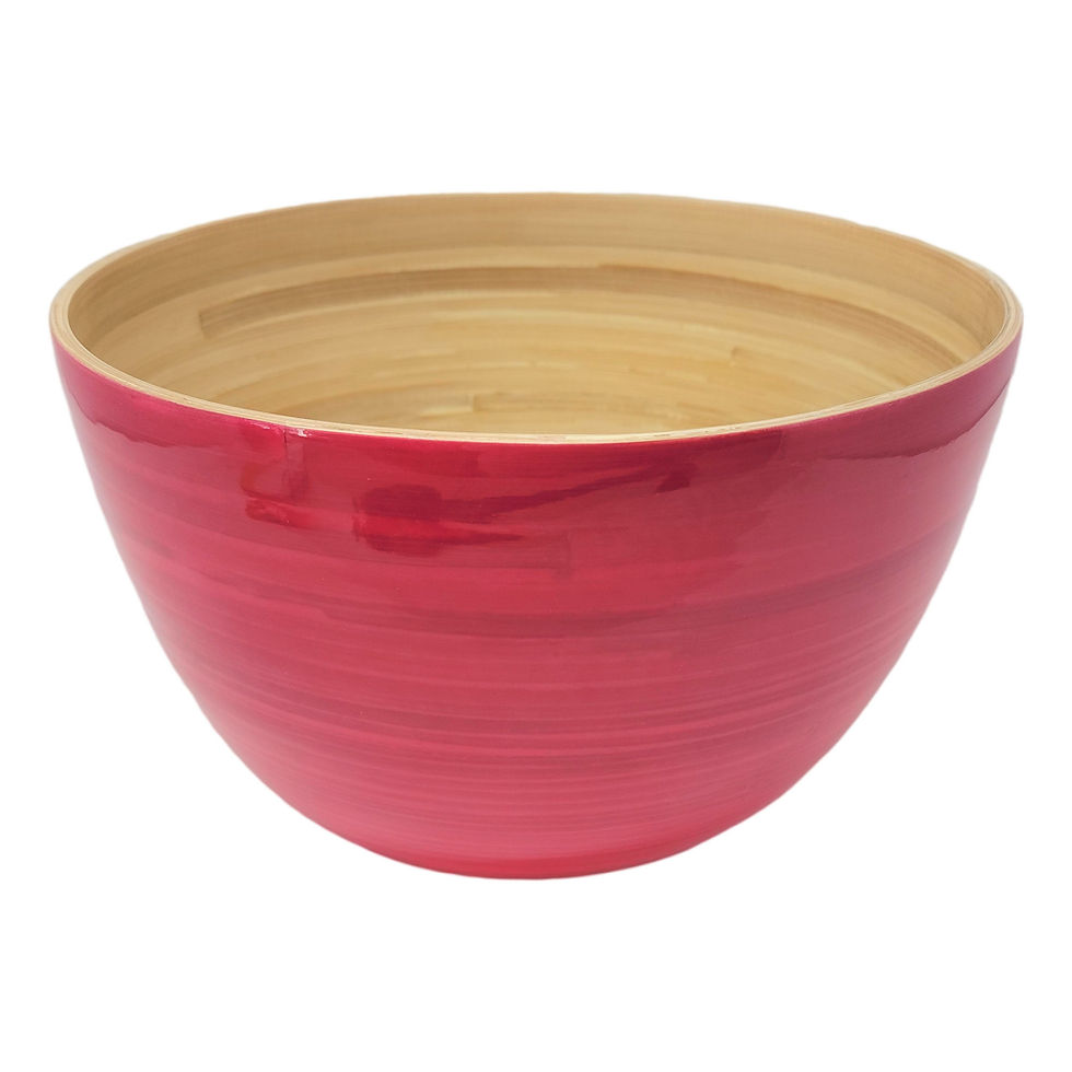 Thumbnail: "Luscious" Salad Bowl and Utensils - Fuschia