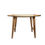 Thumbnail: Softly Curved Teak Stool - Indoor Outdoor