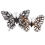Thumbnail: Swallowtail Monarch Butterfly Wall Art Set 2 Large Outdoor Hanging Sculpture
