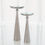 Thumbnail: Sleek Tapered Accent Tables - Nickel