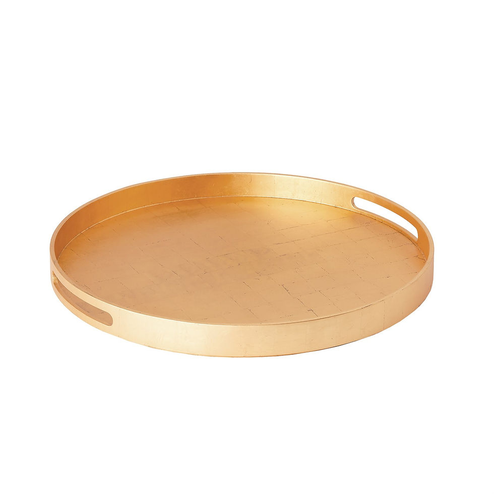 Thumbnail: Classic Gold Leaf Gallery Trays