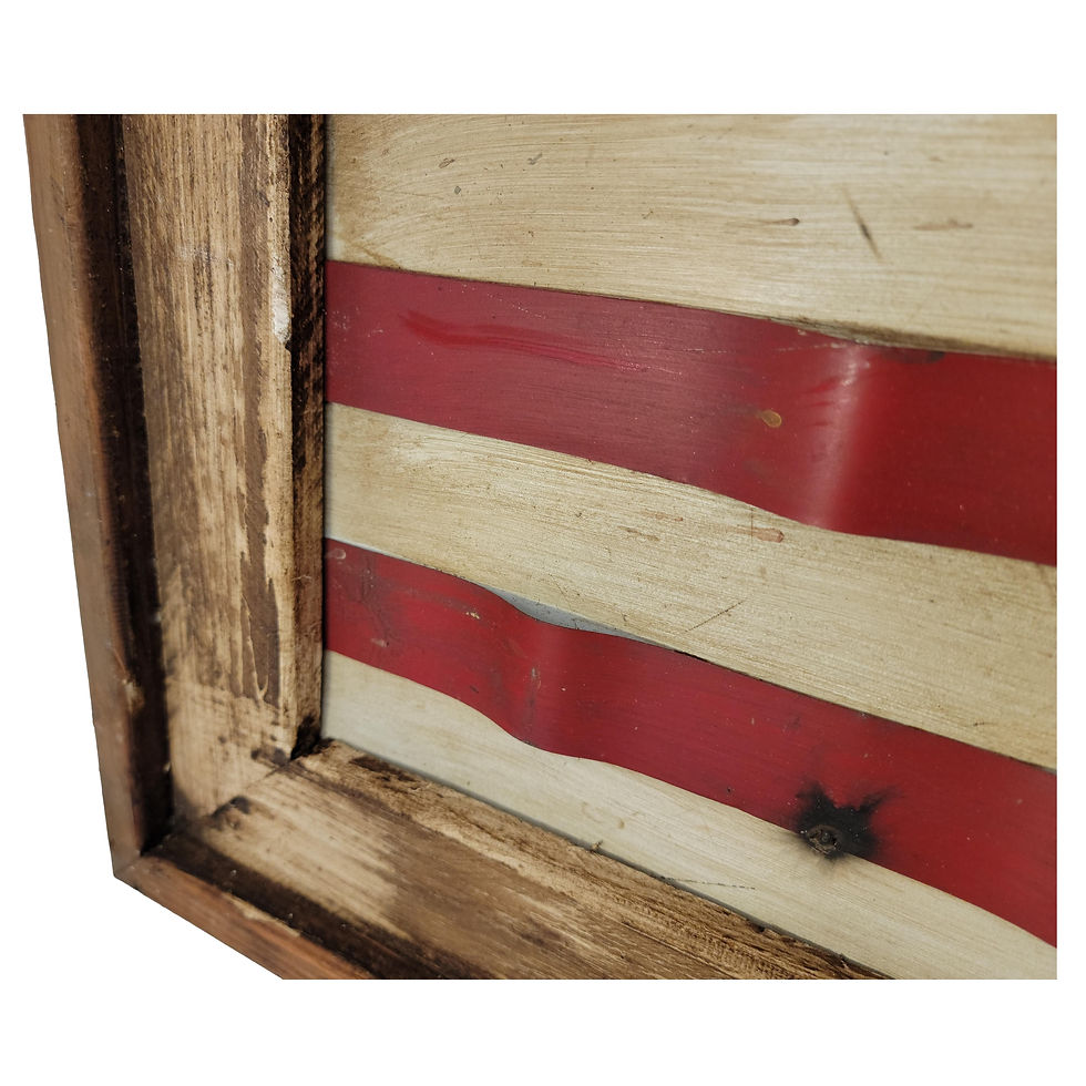 Thumbnail: Rustic American Flag Wall Art