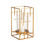 Thumbnail: Grid Squares Gold Candle Holder